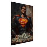 Da Vinci Wall art Print | Pop art wall art print collection | Superman - Canvas - 70x100 cm / 28x40″ - 