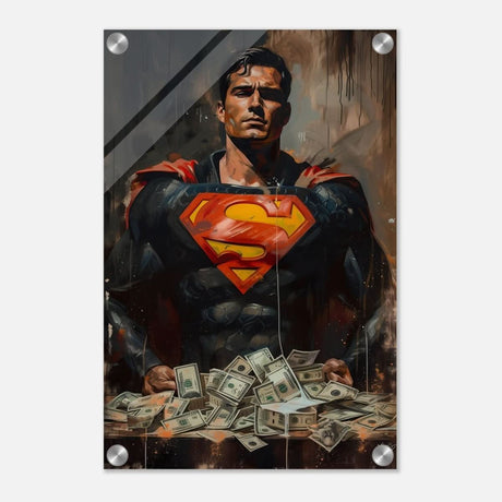 Da Vinci Wall art Print | Pop art wall art print collection | Superman - Acrylic Print - 30x45 cm / 12x18″ - 