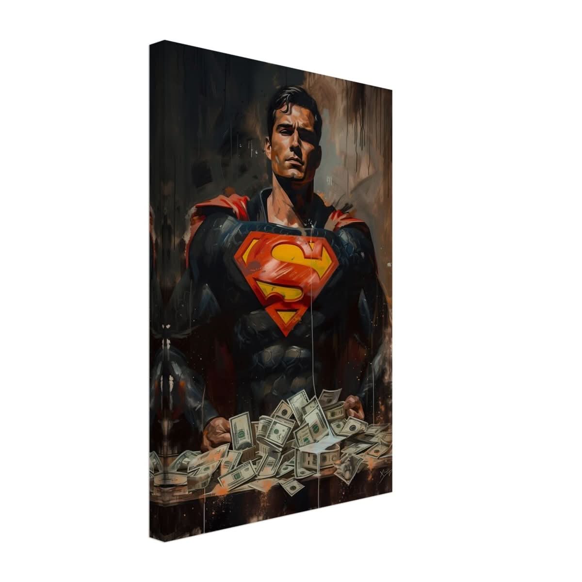 Da Vinci Wall art Print | Pop art wall art print collection | Superman - Canvas - 30x45 cm / 12x18″ - 