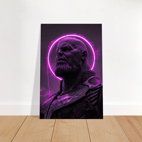 Da Vinci Wall art Print | Pop art wall art print collection | Thanos | Comic - Brushed Aluminum Print - 60x90 cm / 24x36″ - 