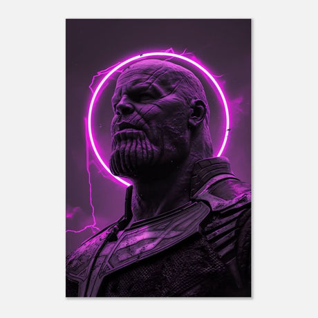 Da Vinci Wall art Print | Pop art wall art print collection | Thanos | Comic - Aluminum Print - 40x60 cm / 16x24″ - 