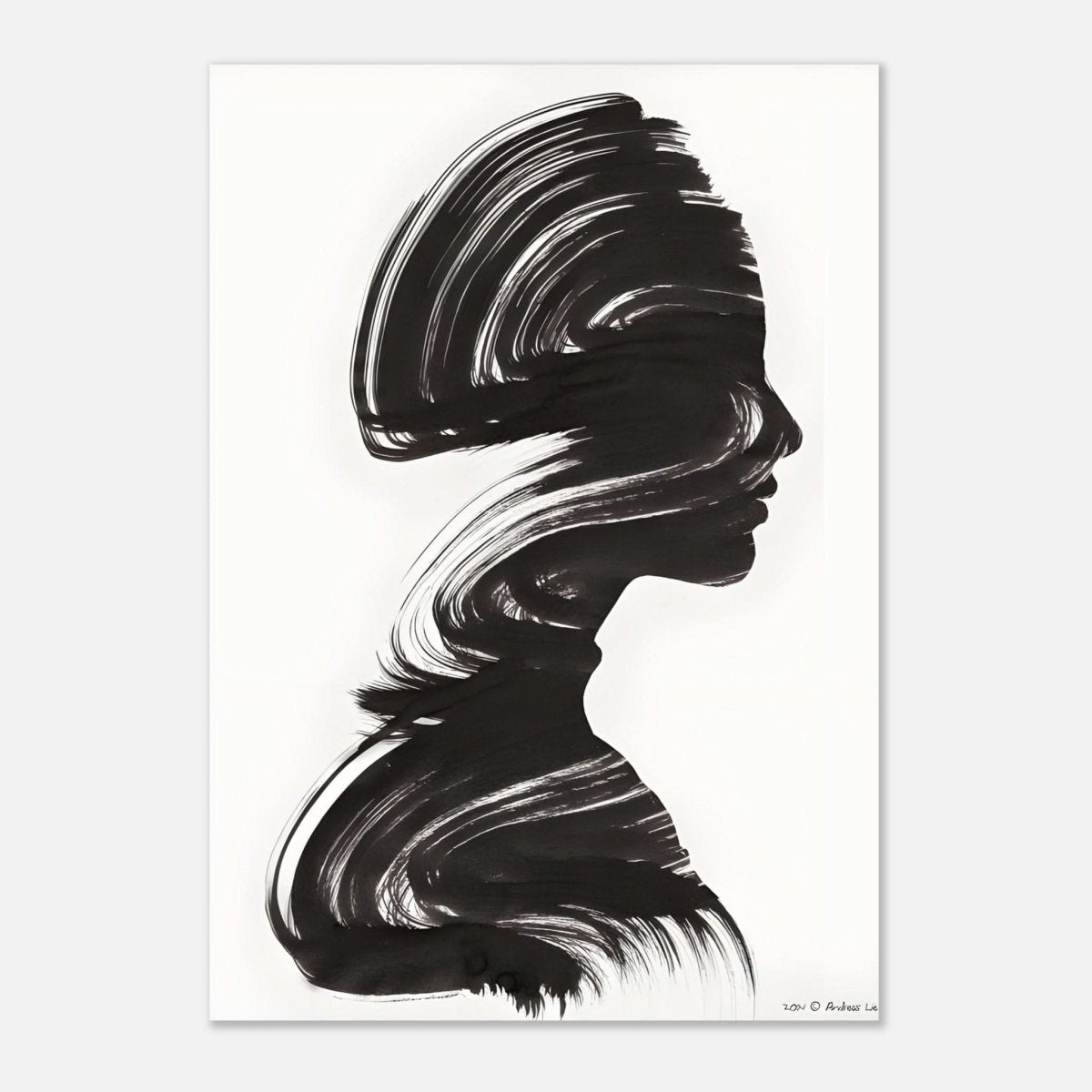 Da Vinci's Minimalist Wall Art - Aluminum Print - 70x100 cm / 28x40″ - 
