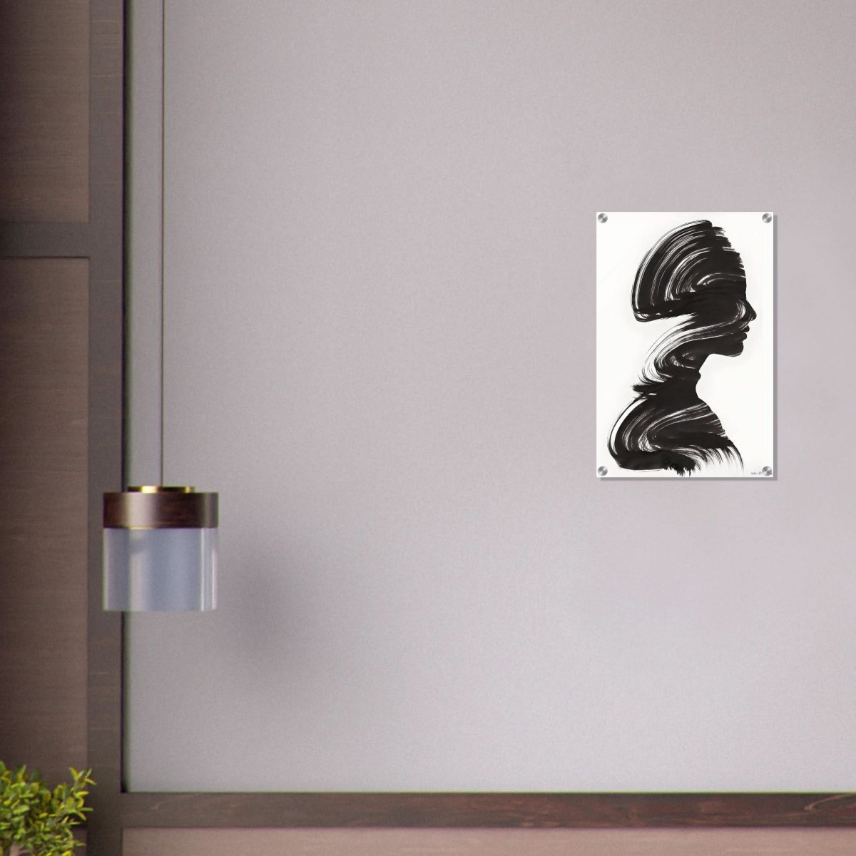 Da Vinci's Minimalist Wall Art - Acrylic Print - 40x60 cm / 16x24″ - 