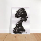 Da Vinci's Minimalist Wall Art - Brushed Aluminum Print - 30x45 cm / 12x18″ - 
