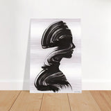 Da Vinci's Minimalist Wall Art - Brushed Aluminum Print - 70x100 cm / 28x40″ - 