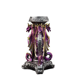 Dragon Candlestick Statue – Gothic Resin Sculpture Ornament for Home & Fantasy Décor