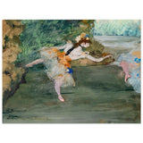 Dancer Onstage by Edgar Degas (1872–1882) | wall art print - 60x80 cm / 24x32″ - Wood Prints - 