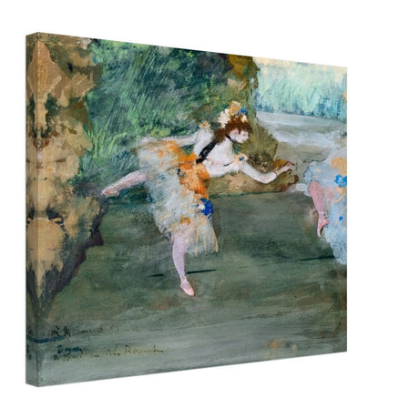 Dancer Onstage by Edgar Degas (1872–1882) | wall art print - 40x50 cm / 16x20″ - Canvas - 