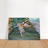 Dancer Onstage by Edgar Degas (1872–1882) | wall art print - 70x100 cm / 28x40″ - Brushed Aluminum Print - 