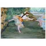 Dancer Onstage by Edgar Degas (1872–1882) | wall art print - 70x100 cm / 28x40″ - Aluminum Print - 