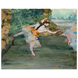 Dancer Onstage by Edgar Degas (1872–1882) | wall art print - 40x50 cm / 16x20″ - Wood Prints - 