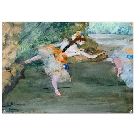 Dancer Onstage by Edgar Degas (1872–1882) | wall art print - 70x100 cm / 28x40″ - Acrylic Print - 