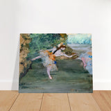 Dancer Onstage by Edgar Degas (1872–1882) | wall art print - 40x50 cm / 16x20″ - Brushed Aluminum Print - 