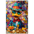 Dapper Duck Dollars | Contemporary Pop Culture Art print - Acrylic Print - 30x45 cm / 12x18″ - 