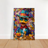 Dapper Duck Dollars | Contemporary Pop Culture Art print - Brushed Aluminum Print - 30x45 cm / 12x18″ - 