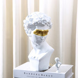 David Sculpture – Classical Renaissance Home Décor - White - 