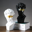David Sculpture – Classical Renaissance Home Décor - White - 