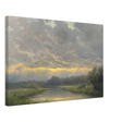 "Dawn’s Embrace" Tranquil Riverland Landscape Wall Art Print - Canvas - 40x60 cm / 16x24″ - 