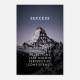 da vinci motivational wall art success