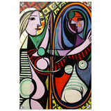 girl before a mirror by pablo picasso 1932