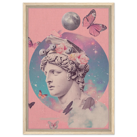 divine daydream neo classical cosmic reverie wall art print30x45 cm / 12x18″Framed Canvas
