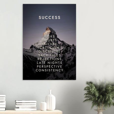da vinci motivational wall art success