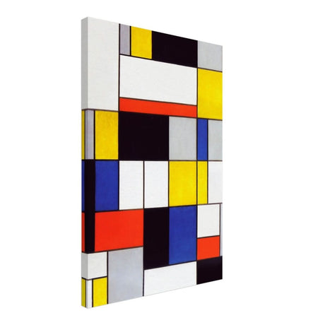 De Stijl Art | Composition A by Piet Mondrian - Canvas - 50x75 cm / 20x30″ - Thick