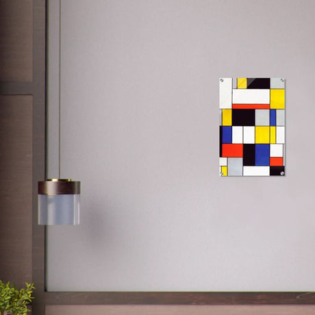 De Stijl Art | Composition A by Piet Mondrian - Acrylic Print - 40x60 cm / 16x24″ - 