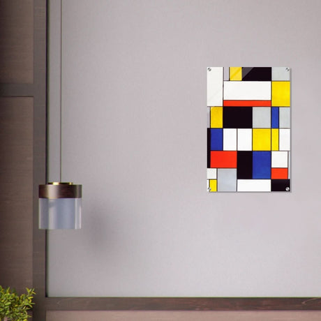 De Stijl Art | Composition A by Piet Mondrian - Acrylic Print - 50x75 cm / 20x30″ - 