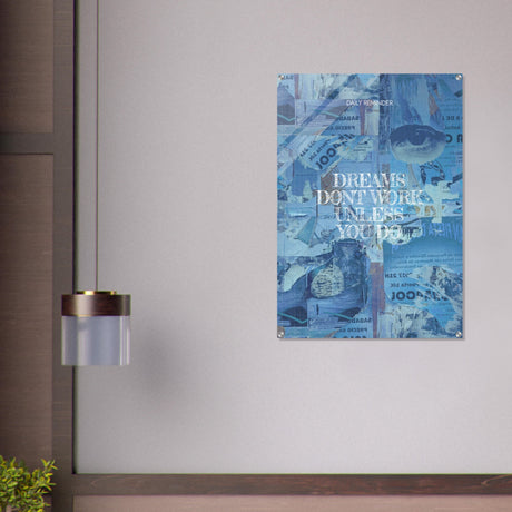 da vinci motivational wall art dreams