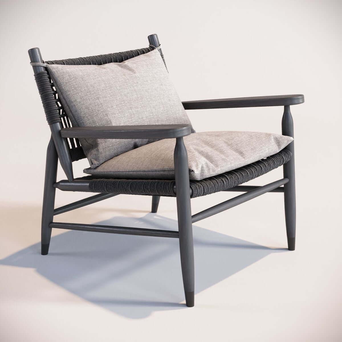 Delhi Soothing Sofa - Charcoal - 