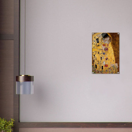 Der Kuss : The Kiss by Gustav Klimt 1908 | vintage wall art print - Acrylic Print - 40x60 cm / 16x24″ - 