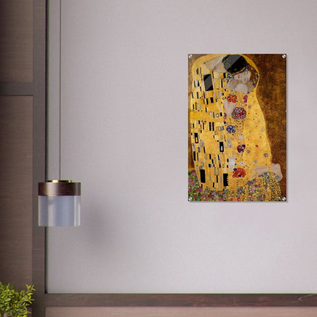 Der Kuss : The Kiss by Gustav Klimt 1908 | vintage wall art print - Acrylic Print - 60x90 cm / 24x36″ - 
