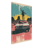 "Desert Swagger" – Retro Western Pop Art Print - Canvas - 60x90 cm / 24x36″ - 