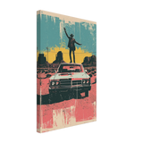 "Desert Swagger" – Retro Western Pop Art Print - Canvas - 30x45 cm / 12x18″ - 