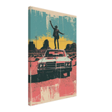 "Desert Swagger" – Retro Western Pop Art Print - Canvas - 40x60 cm / 16x24″ - 