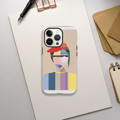 Designer Phone cases for iphone | Cubist Elegance – Fusion of Color & Form - iPhone 13 Pro Max - 