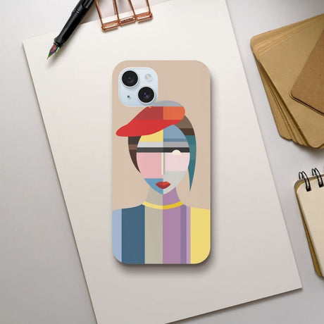 Designer Phone cases for iphone | Cubist Elegance – Fusion of Color & Form - iPhone 15 Plus - 
