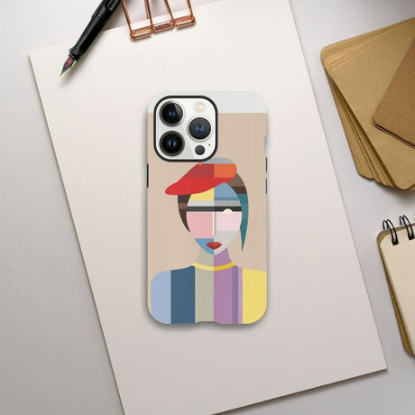 Designer Phone cases for iphone | Cubist Elegance – Fusion of Color & Form - iPhone 13 Pro - 