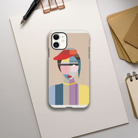Designer Phone cases for iphone | Cubist Elegance – Fusion of Color & Form - iPhone 11 - 