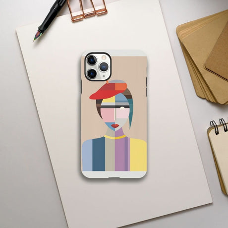 Designer Phone cases for iphone | Cubist Elegance – Fusion of Color & Form - iPhone 11 Pro Max - 
