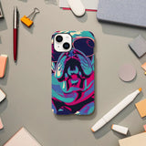 Designer Phone cases for iphone | "Paws & Pop" – Retro Bulldog Swagger Vibes - iPhone 14 - 