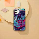 Designer Phone cases for iphone | "Paws & Pop" – Retro Bulldog Swagger Vibes - iPhone 11 - 