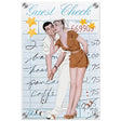 Digital Pop Art wall art print | Guest Check V02 - Acrylic Print - 30x45 cm / 12x18″ - 