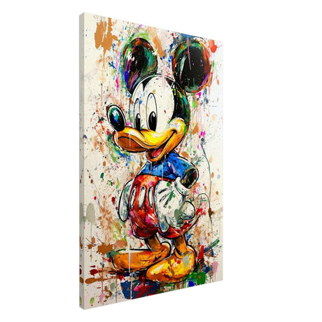Digital Pop Art wall art print | Mickey Mouse Graffiti | Kid's Room Art Print - Canvas - 60x90 cm / 24x36″ - 