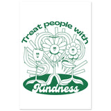Digital Pop Art wall art print | Treat People With Kindness - Aluminum Print - 40x60 cm / 16x24″ - 