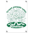 Digital Pop Art wall art print | Treat People With Kindness - Acrylic Print - 30x45 cm / 12x18″ - 