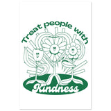 Digital Pop Art wall art print | Treat People With Kindness - Aluminum Print - 30x45 cm / 12x18″ - 