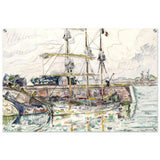 Docks at Saint Malo (1927) by Paul Signac | Vintage wall art print - Acrylic Print - 60x90 cm / 24x36″ - 
