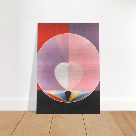 Dove No. 2 by Hilma af Klint 1915 - Brushed Aluminum Print - 70x100 cm / 28x40″ - 